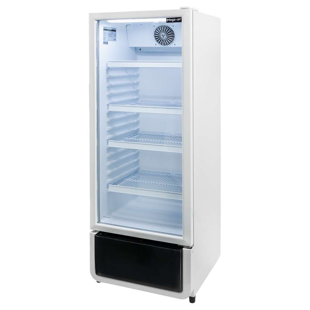 Mega-M Diego i54 White vetrina frigo 1 porta 240L LED