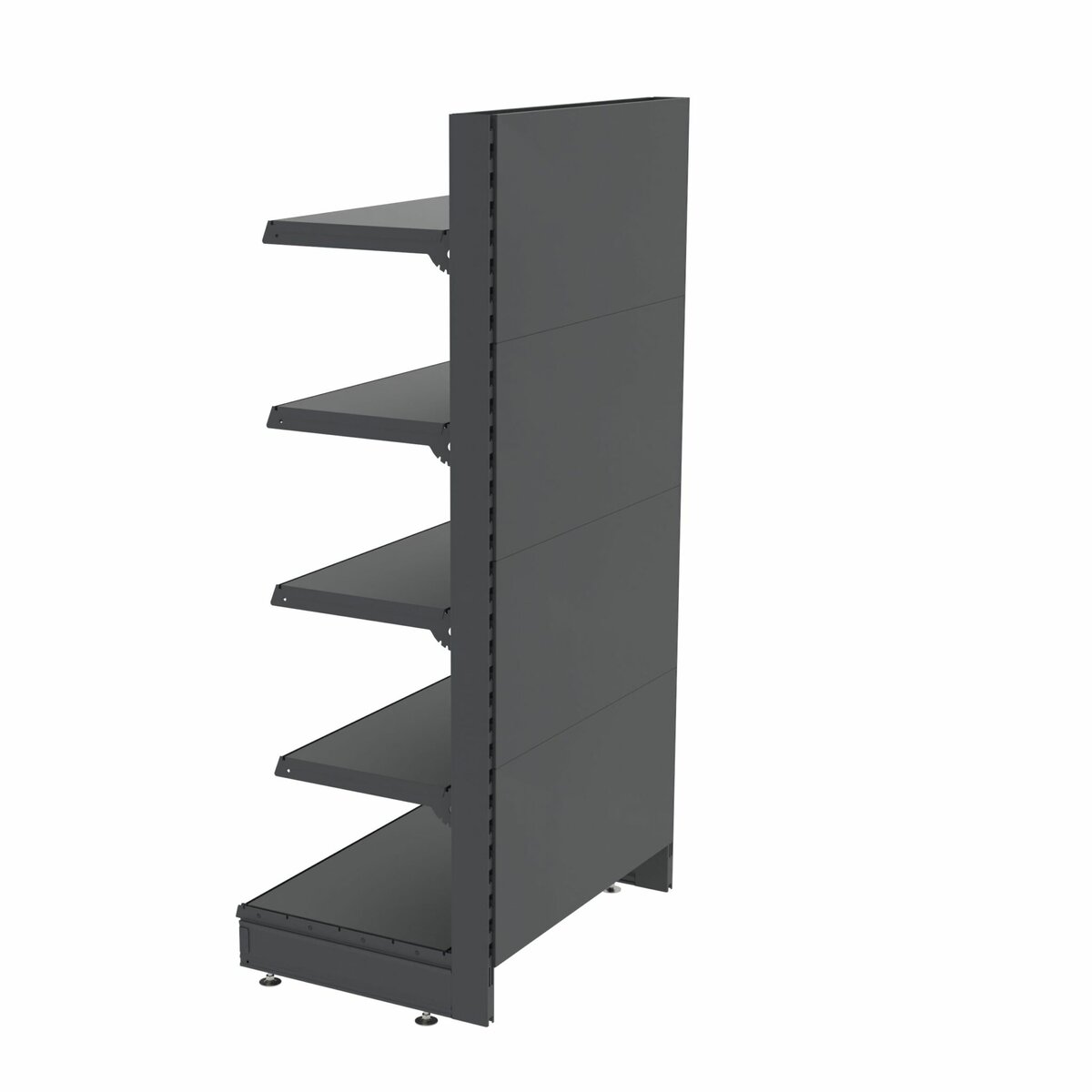 Mega-M Merkury II H-170 L-83 scaffale negozio grafite 120 kg