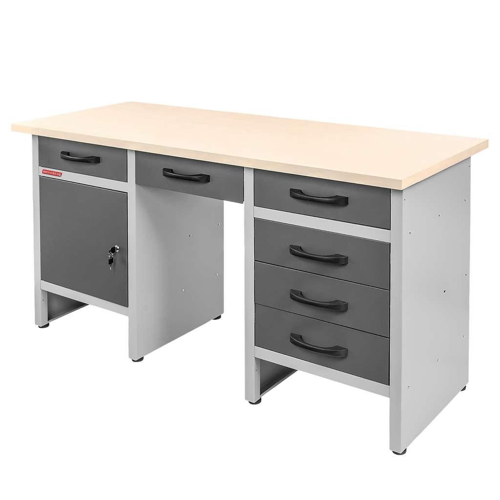 Werkberg Handyman S-160 banco da lavoro 160 cm grafite