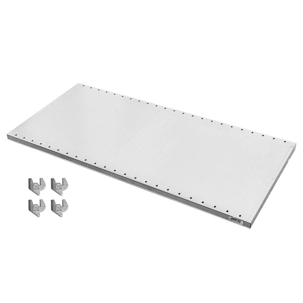 STOW 126,5x60 cm ripiano scaffale zincato 100 kg