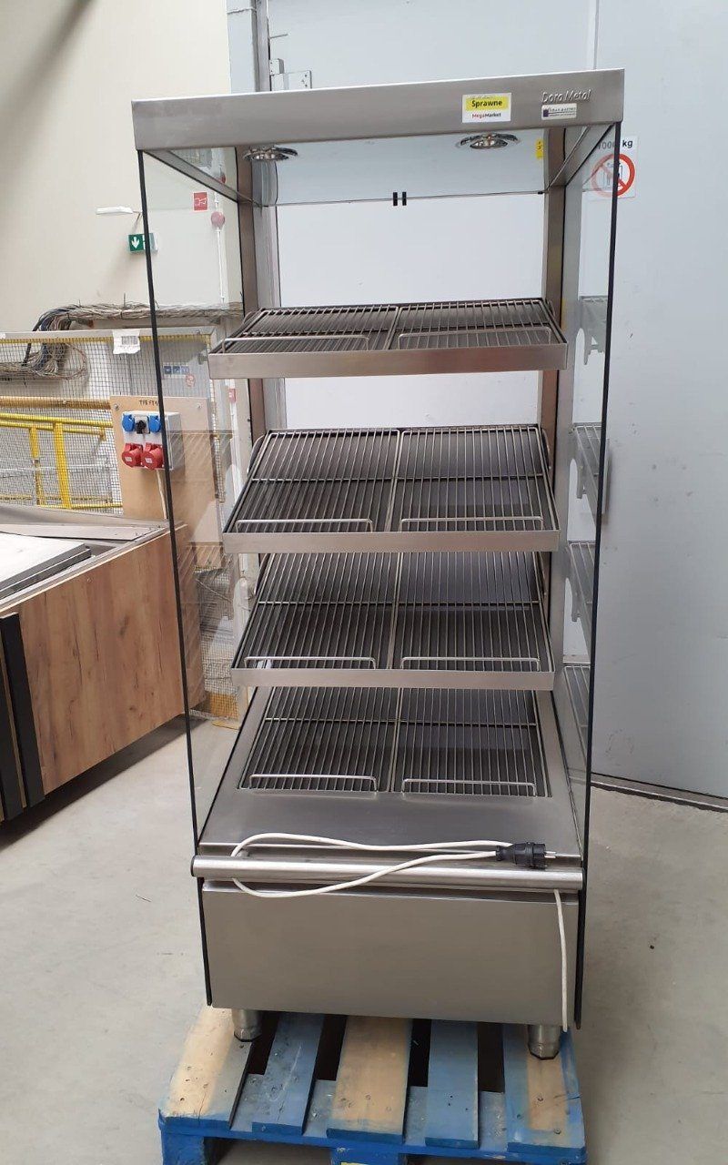 Dora Metal DM 99001 vetrina riscaldata passante 73x82x180