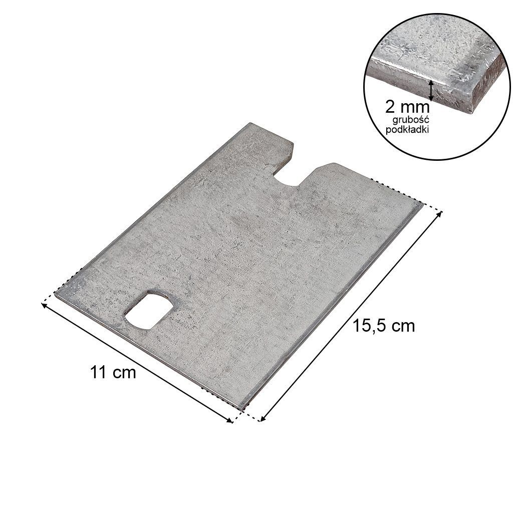 Mecalux M101 spessore livellamento zincato 2 mm