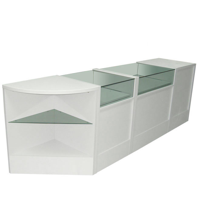 Agosistem SD Composizione 01 Banco Negozio 270 cm Bianco
