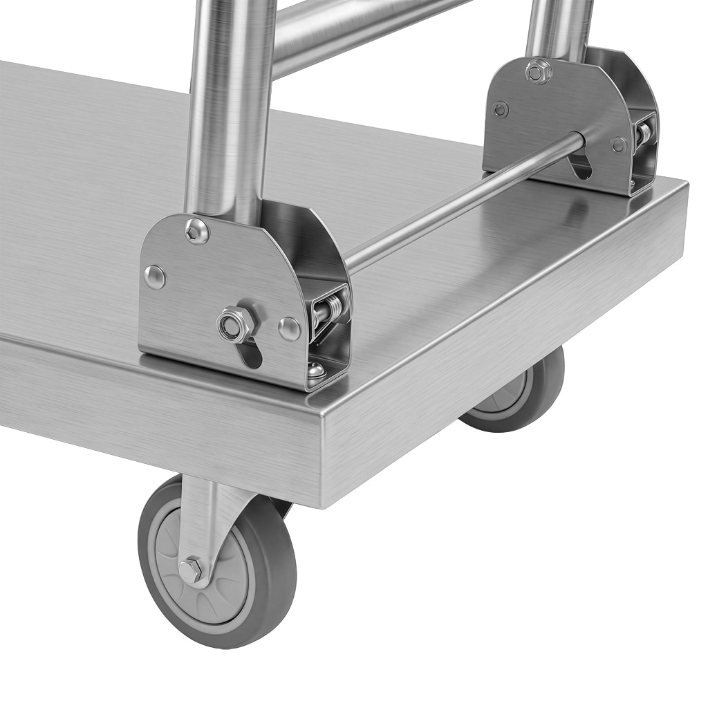 Mega-M X carrello trasporto inox 73x47x89 cm