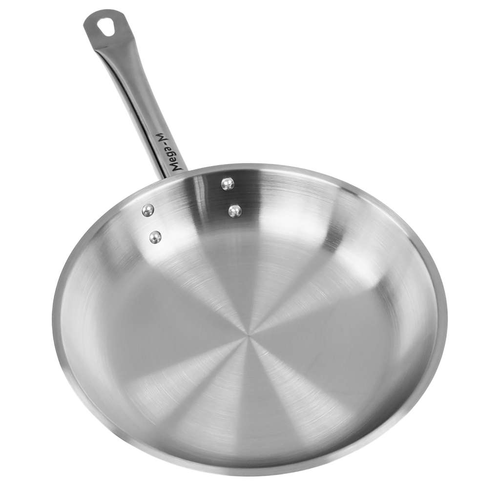 Mega-M padella acciaio inox 22 cm induzione