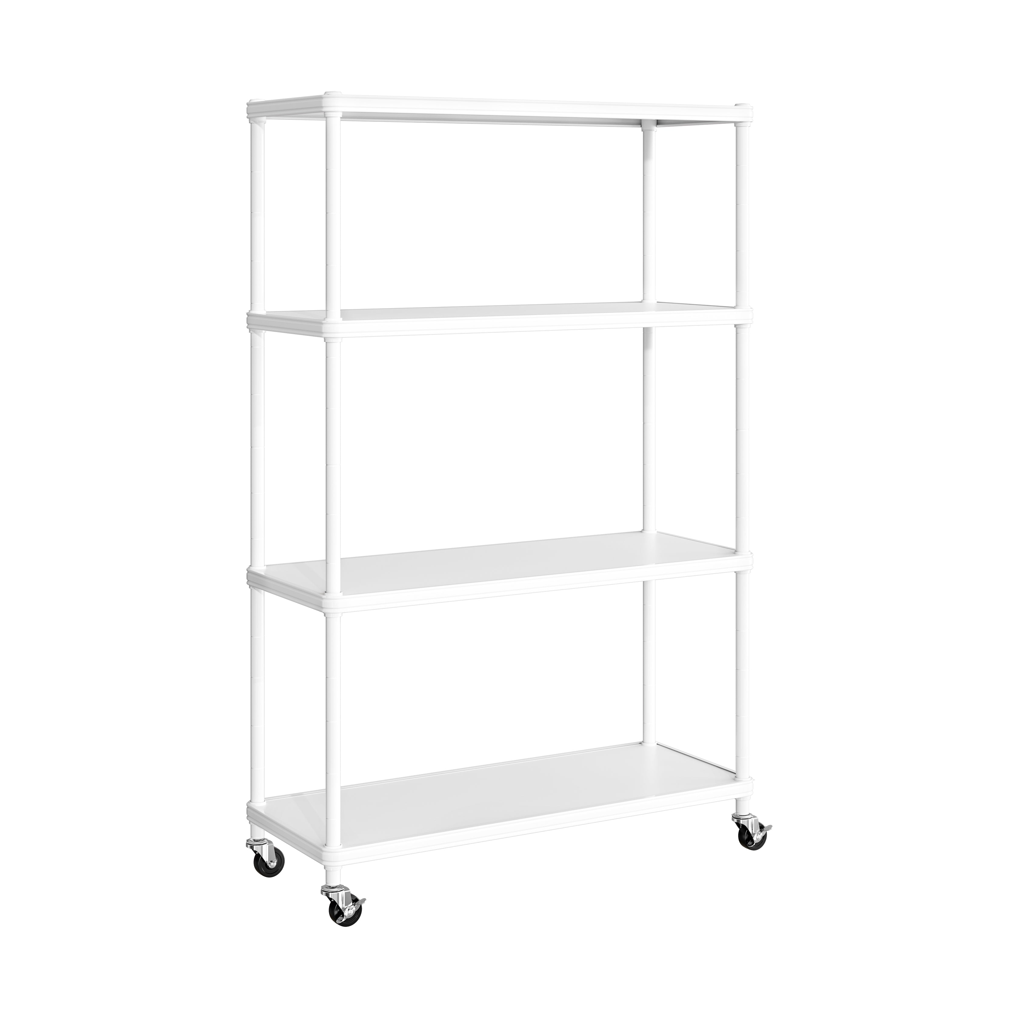 Seville Classics HOME SHE15395B Scaffale 4 Ripiani Platino