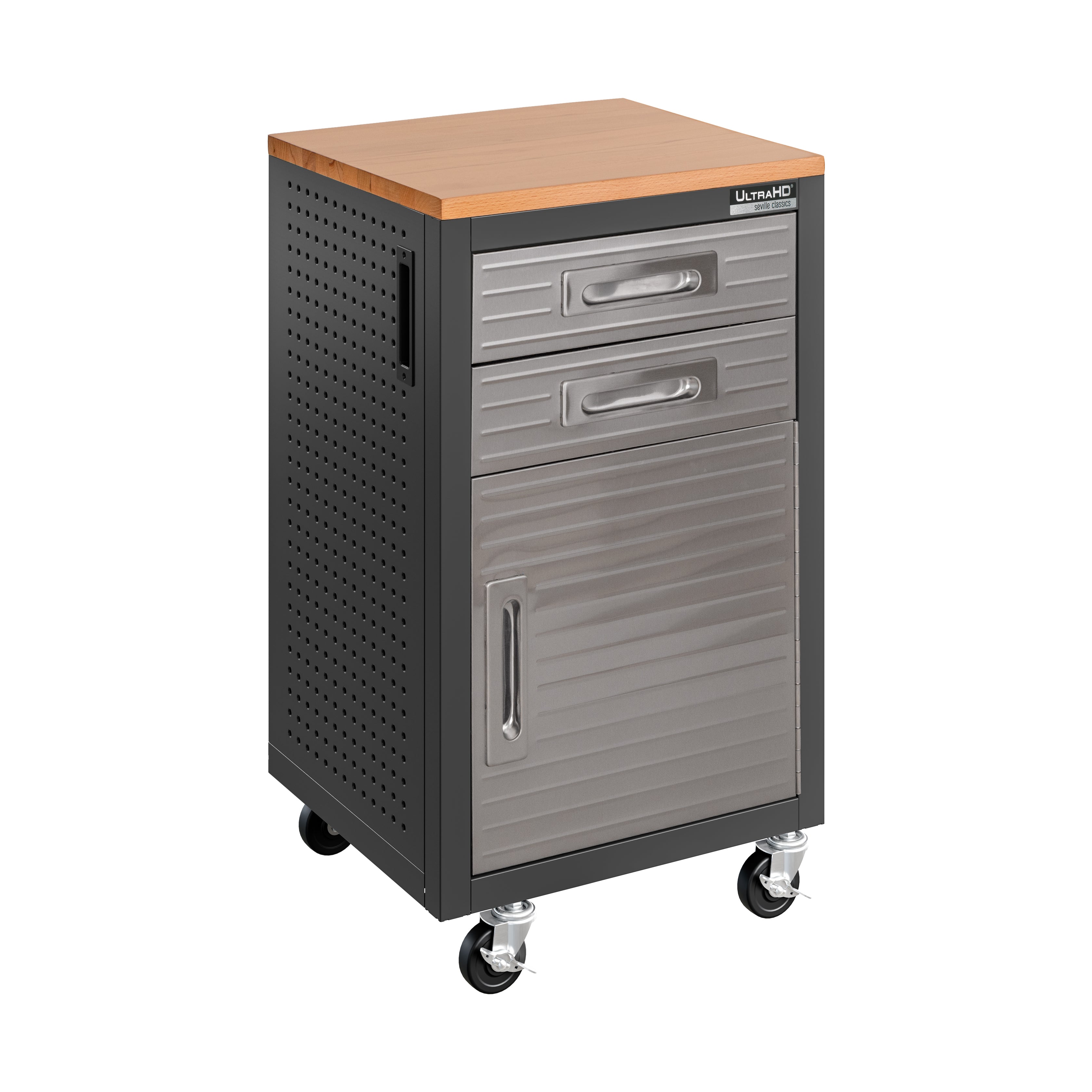 Seville Classics UltraHD mobile officina grafite 2 cassetti