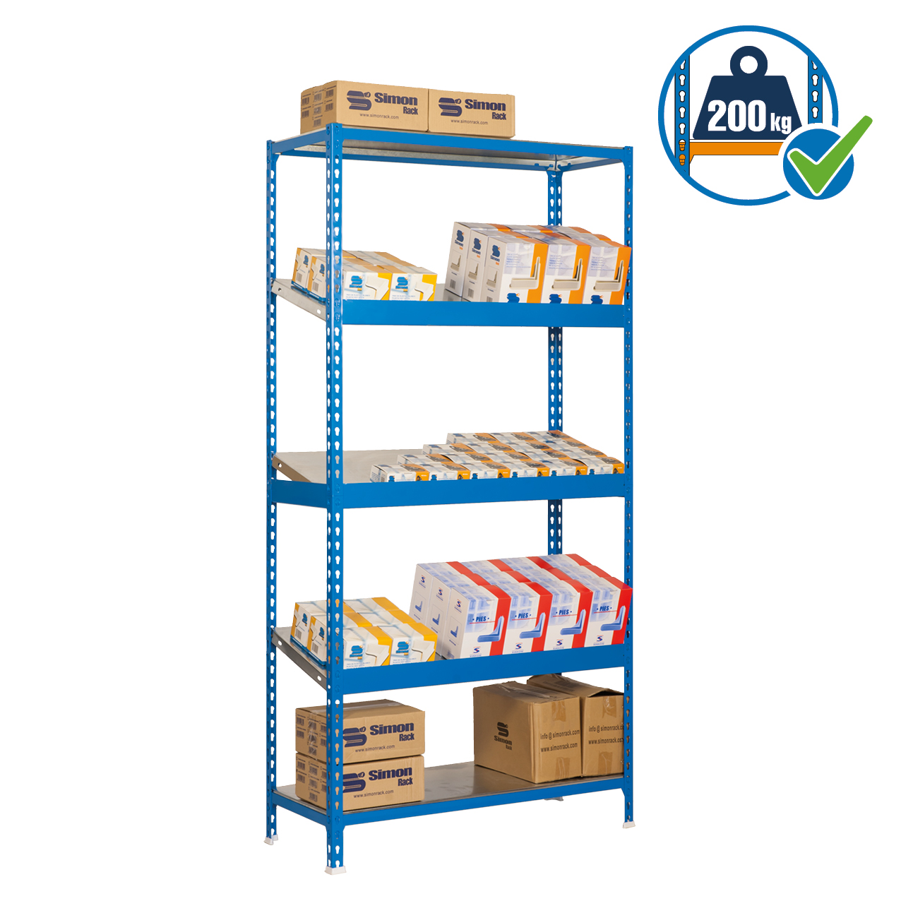 Simonrack SimonExpo 5 scaffalatura espositiva 5 ripiani