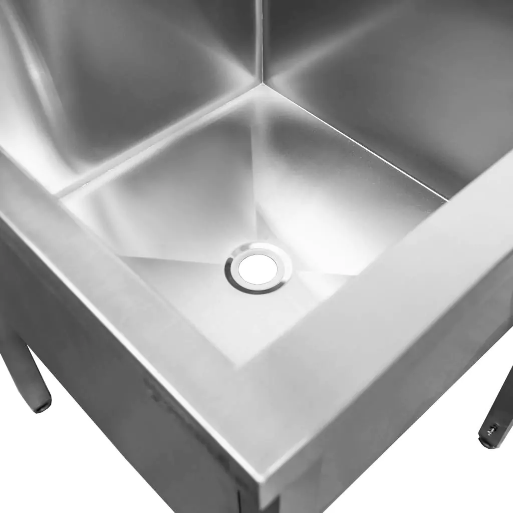 Mega-M lavello inox 1 vasca saldato 70x70x85 cm gastronomia