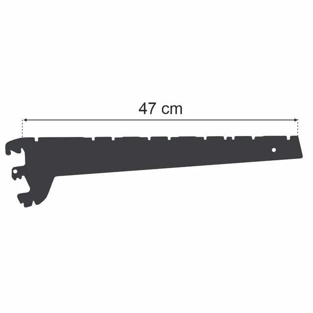 Mega-M Merkury II G-47 supporto mensola grafite