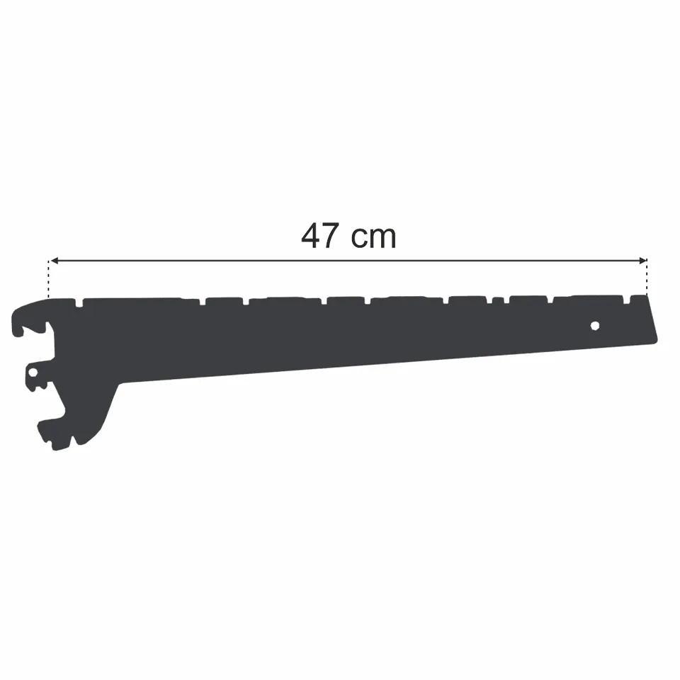 Mega-M Merkury II G-47 supporto mensola grafite