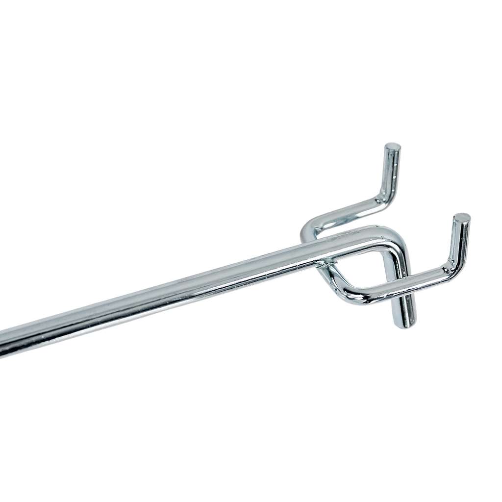 Mega-M L-30 gancio espositore zincato 30 cm foro euro