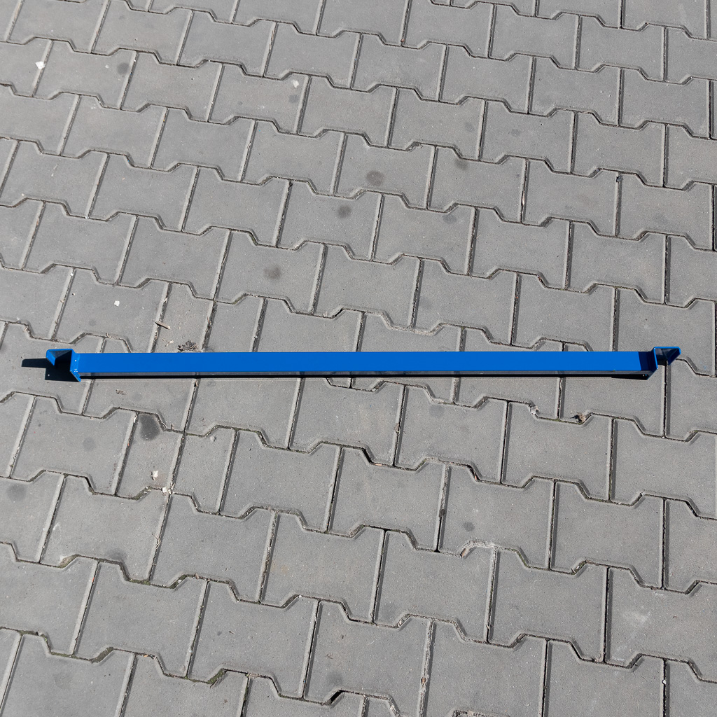 Supporto pallet G-120 cm blu per correnti 4 cm