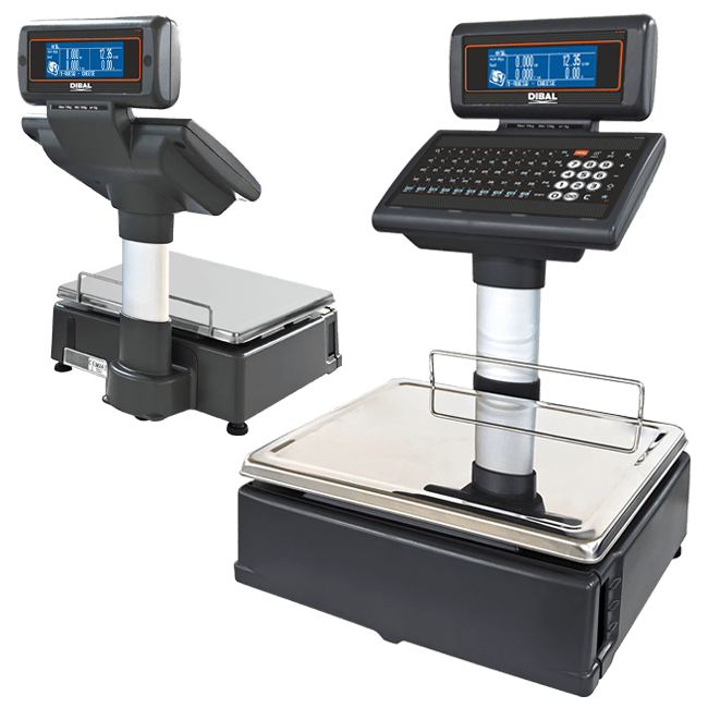 Dibal D-545DB bilancia etichettatrice 15 kg con colonna