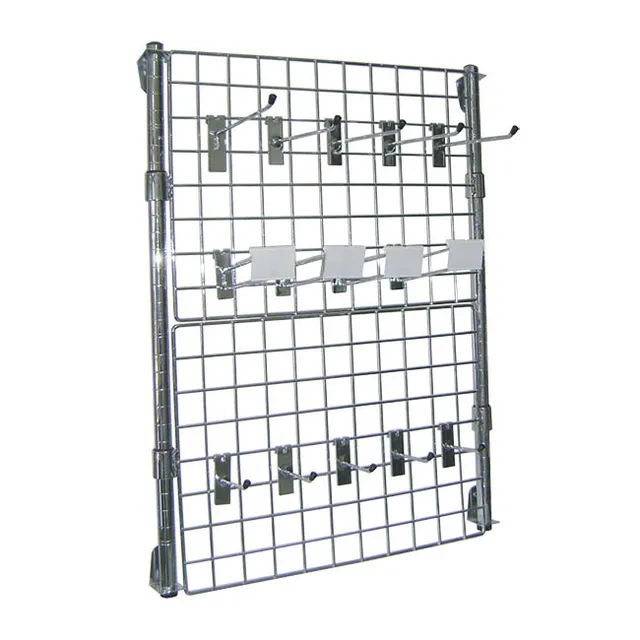 Agosistem Espositore Porta Blister Muro 90x90 cm 12 Ganci