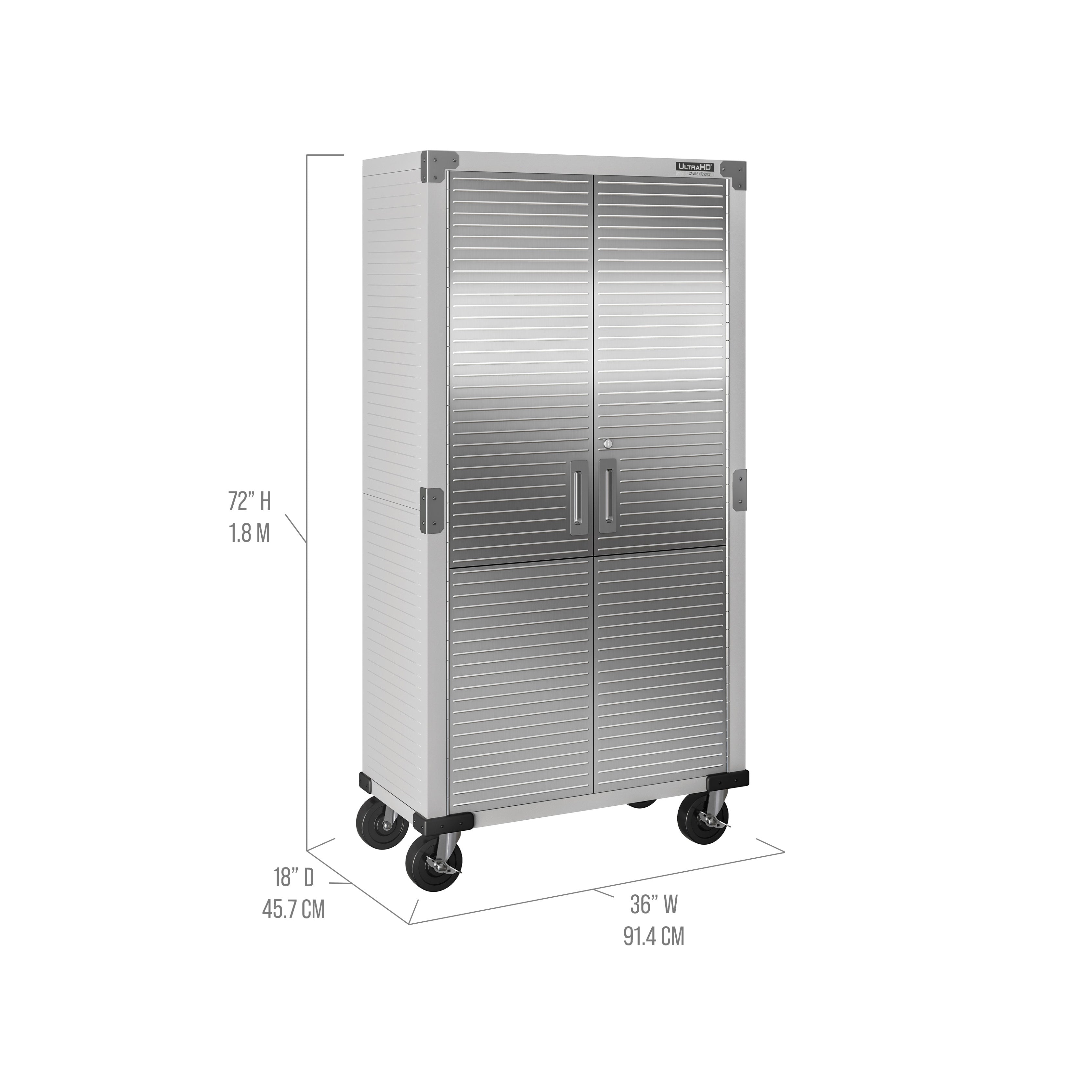 Seville Classics UltraHD UHD16236 armadio granito con ruote