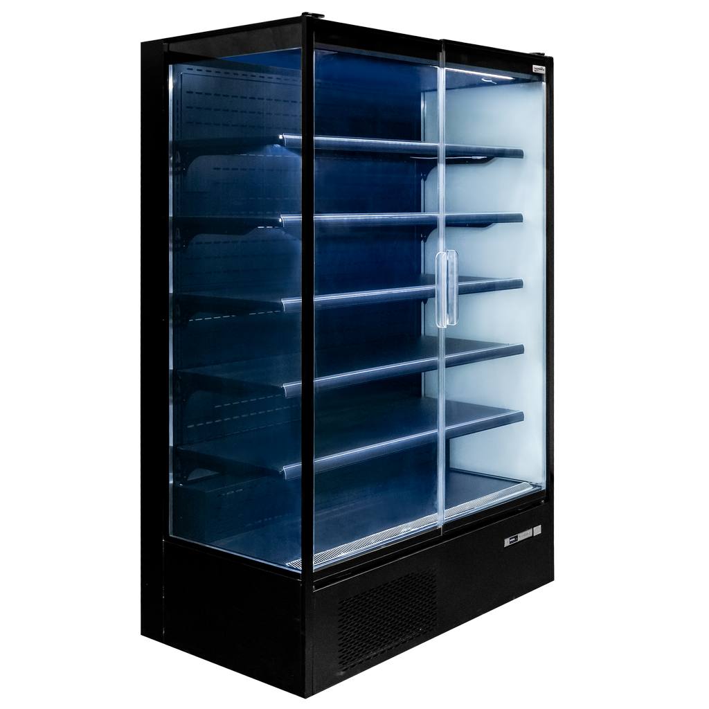 Mega-M Hugo Plus scaffale refrigerato vetro 131 cm interno