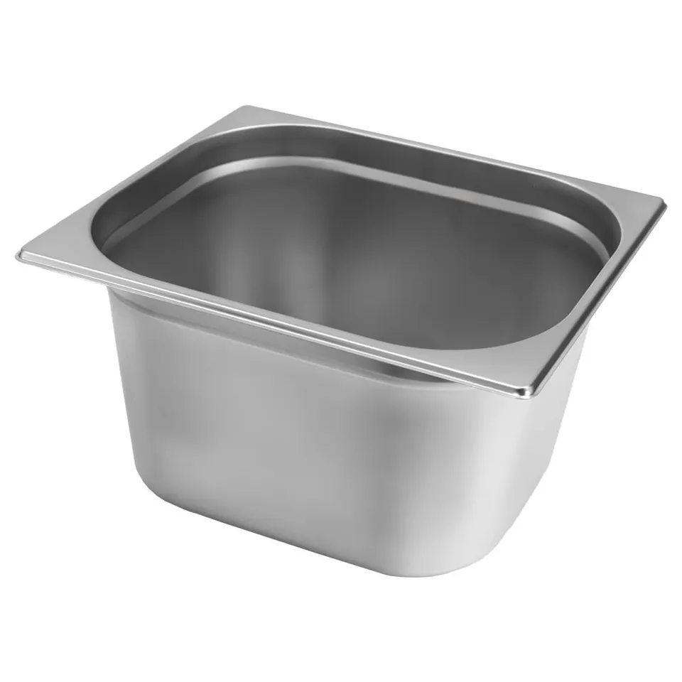 Mega-M GN 1/2 bacinella gastronomia inox 32,5x26,5x20 cm