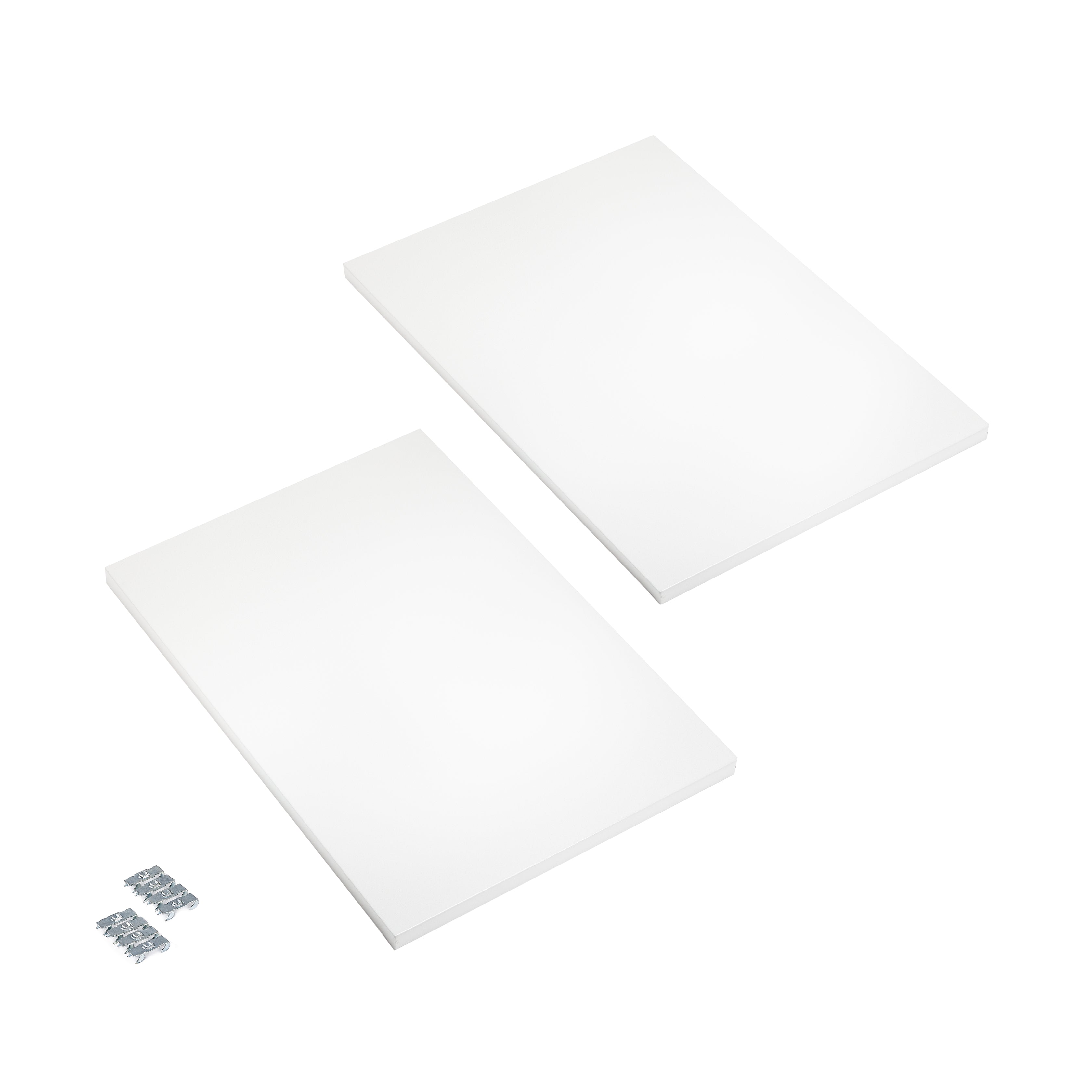 Seville Classics UltraHD ripiani armadio acciaio 76x54 cm 2 pezzi