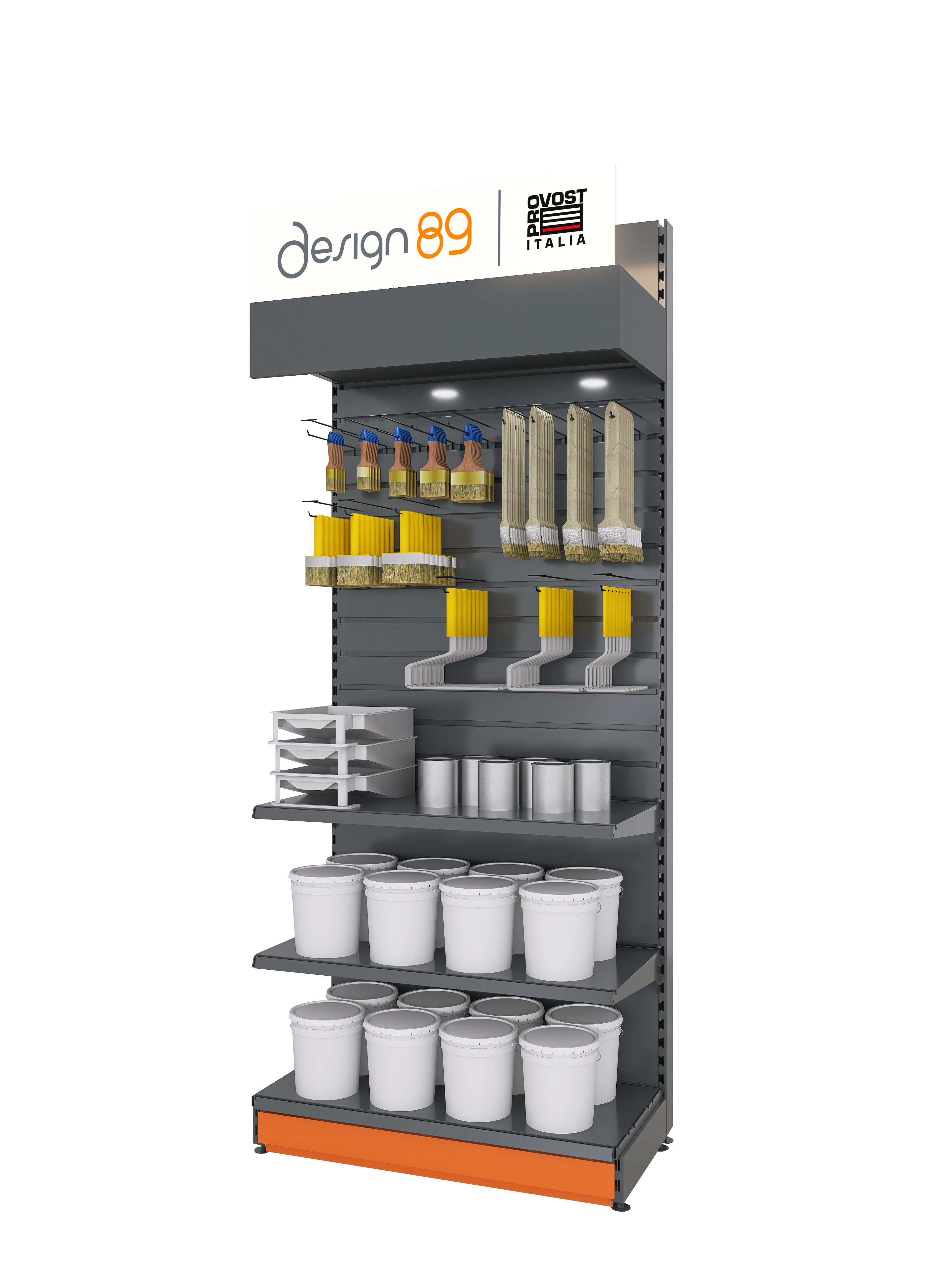 Design89 Gondola M3 scaffale metallico