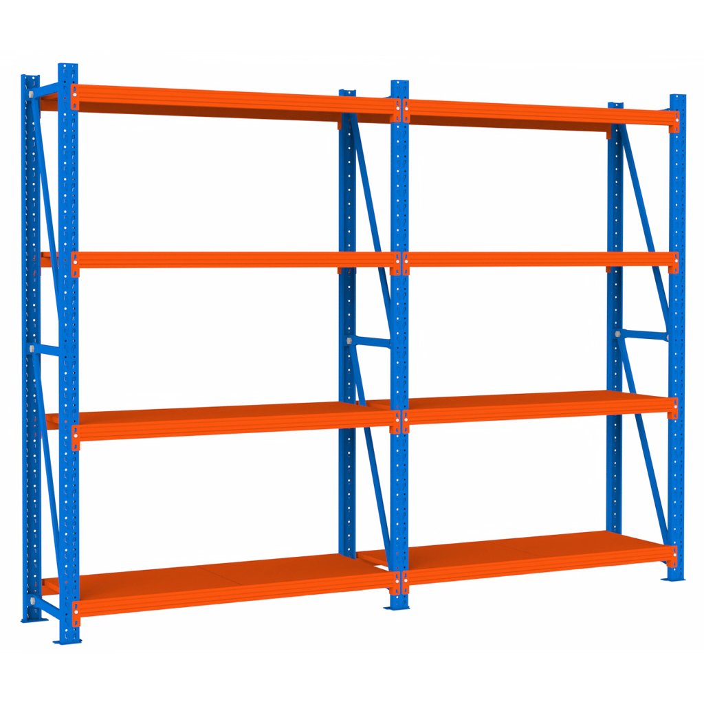 Mega-M Fortis Light H-200 L-392,5 P-60 scaffale 8 ripiani