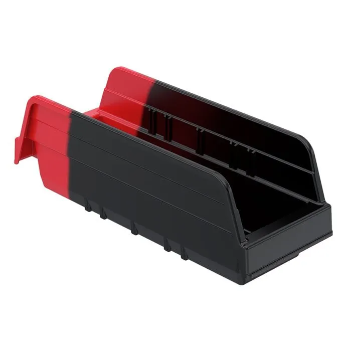 Akro-Mils 36442 bin prelievo blu con fronte aperto
