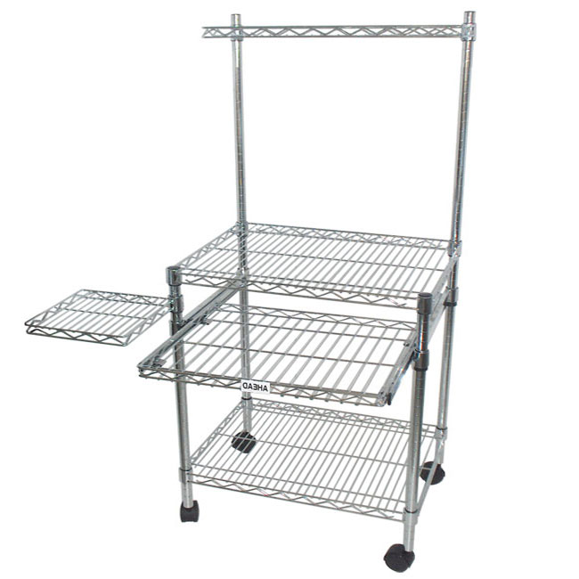 Agosistem Joy PcRoof portacomputer filo cromato 90x45 cm