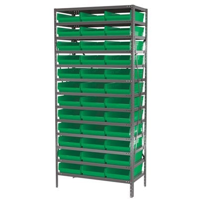 Akro-Mils AS1879178 scaffale metallo 13 ripiani 36 cassette
