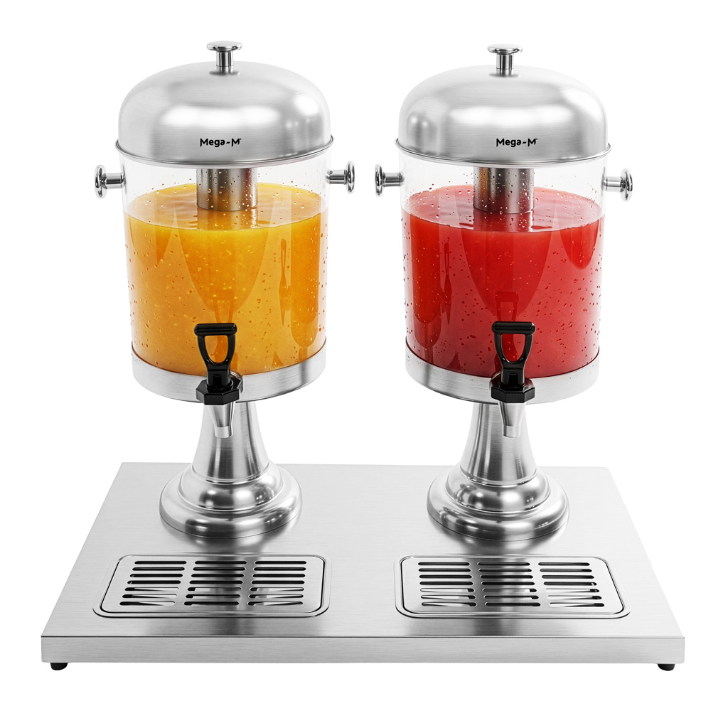 Mega-M 2x8L dispenser bevande doppio 16 L acciaio
