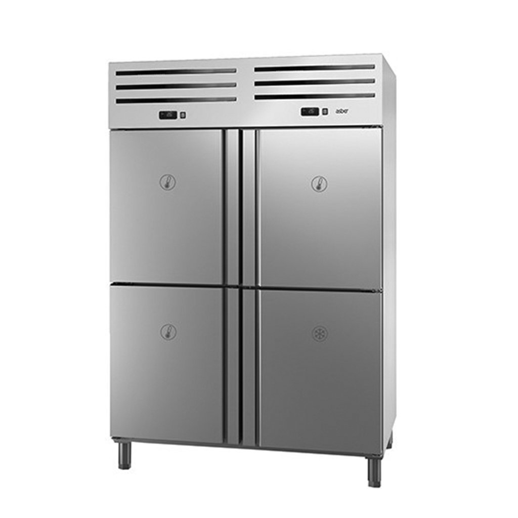 Asber ECPM-1404 HC armadio frigo-congelatore 940+295 L inox