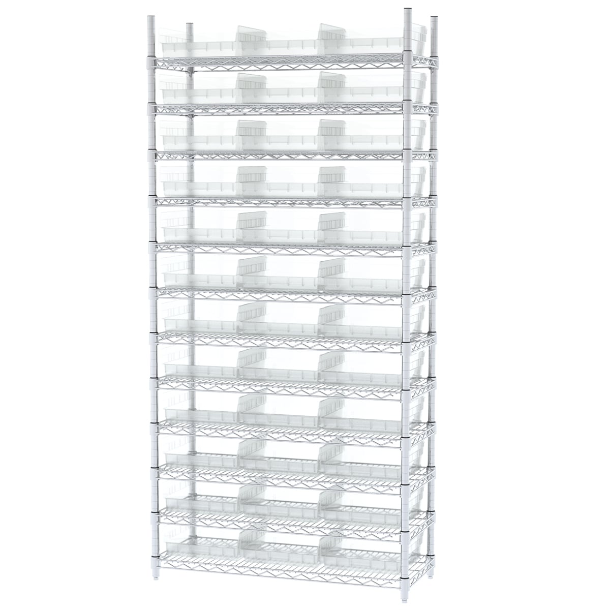 Akro-Mils AWS143630170 scaffalatura con 36 box 91 cm