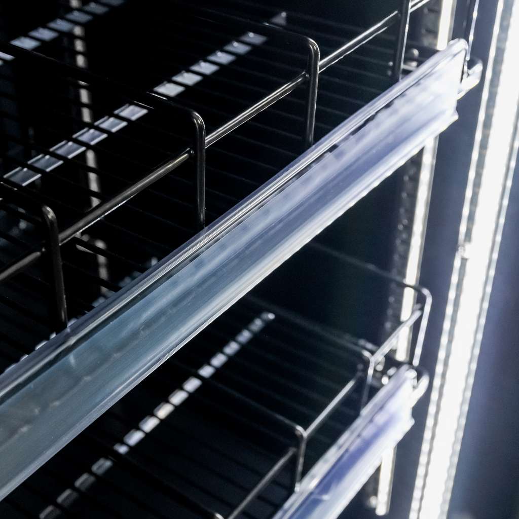 Mega-M Diego R62 Prestige Frigorifero vetrina 600L nero LED