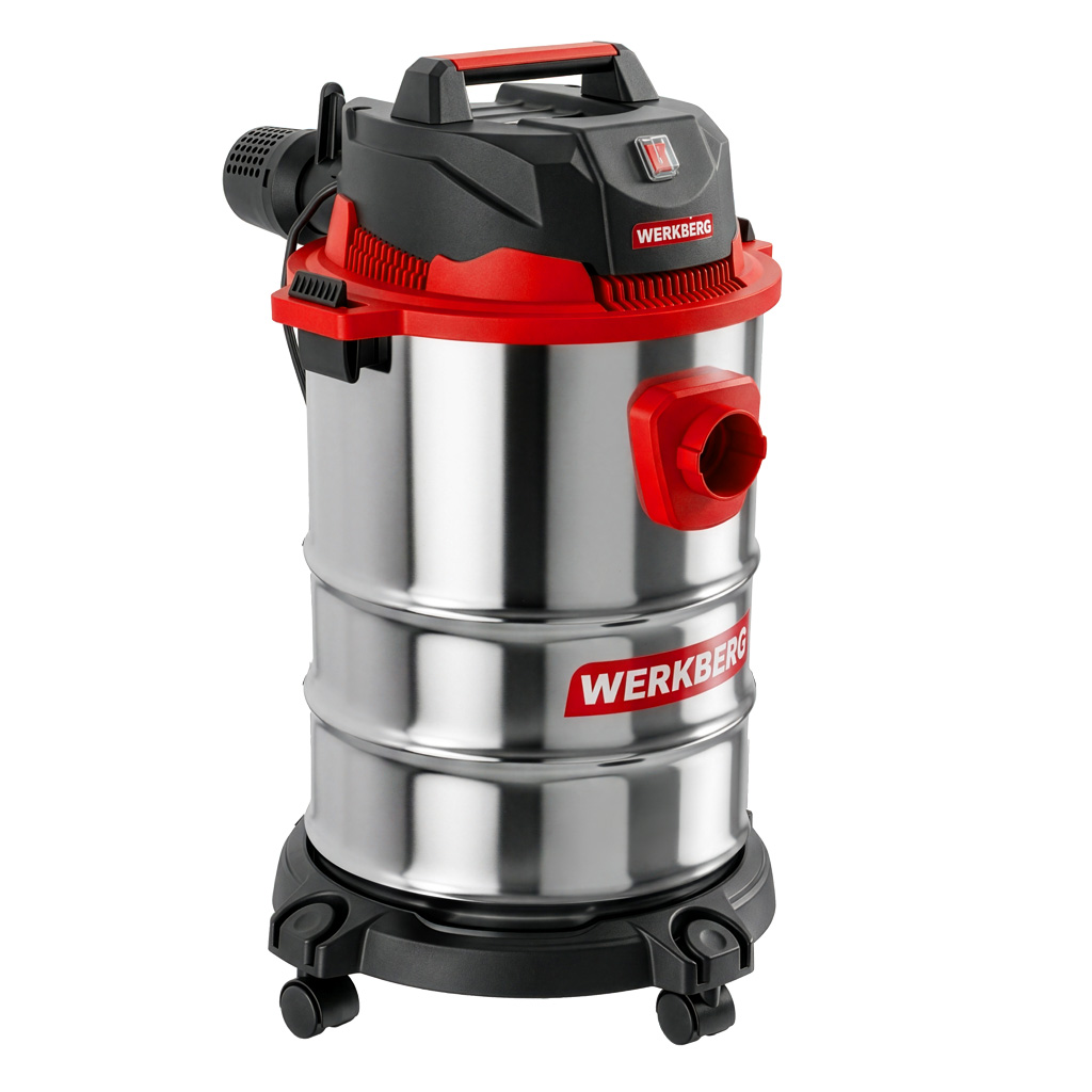 Werkberg ODKTB102 Aspirapolvere Industriale 20L 1200W Wet&Dry