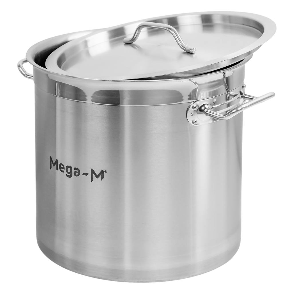 Mega-M Pro pentola inox 17L 28 cm con coperchio
