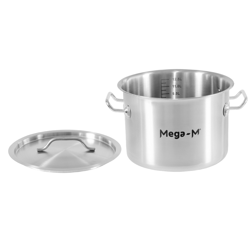 Mega-M Standard 14L 30x20 Pentola Acciaio con Coperchio