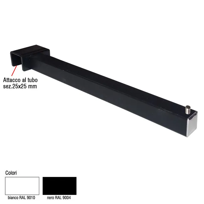 Agosistem Up&Down Staffa Traversa 25 cm Bianca