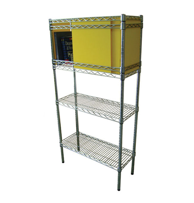 Agosistem kit mobiletto PVC 90x35x40 per filo cromato