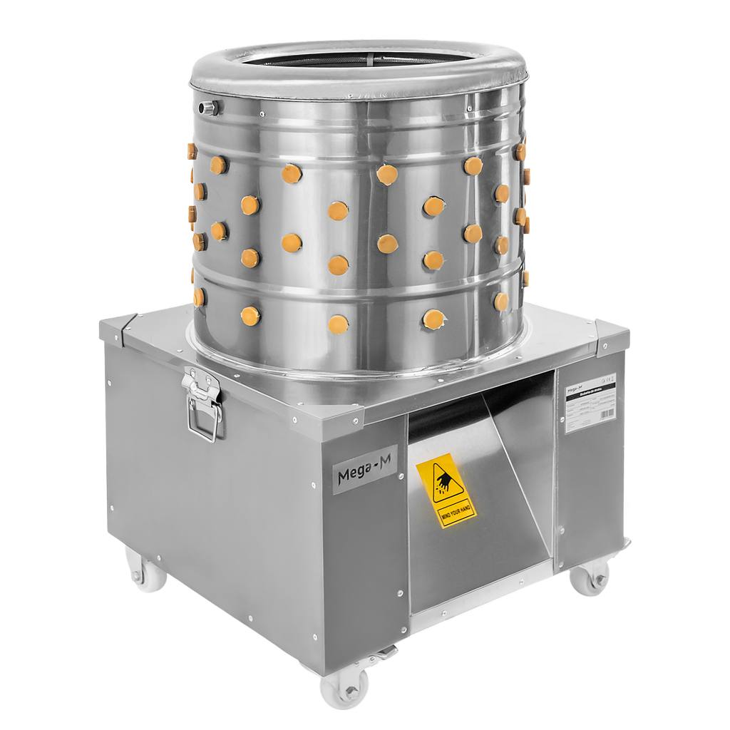 Mega-M CH 2-3K Spiumatrice Polli 1500 W Tamburo 50 cm