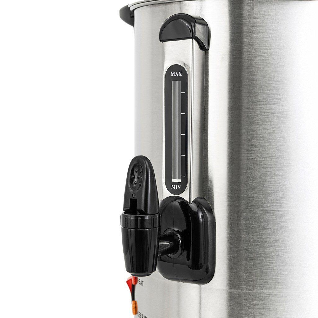 Mega-M 12,4L Bollitore Acqua Inox 1800W 24,5x26 cm