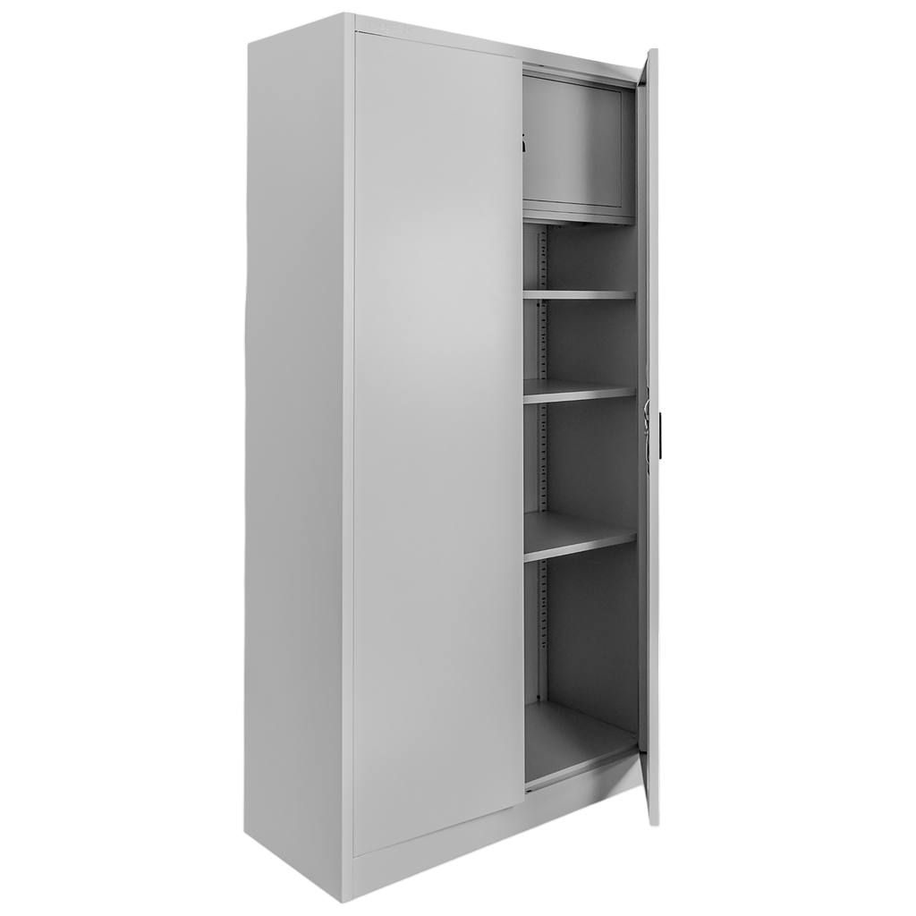 Mega-M S-90 armadio metallico ufficio 90x40x185 grigio tesoretto