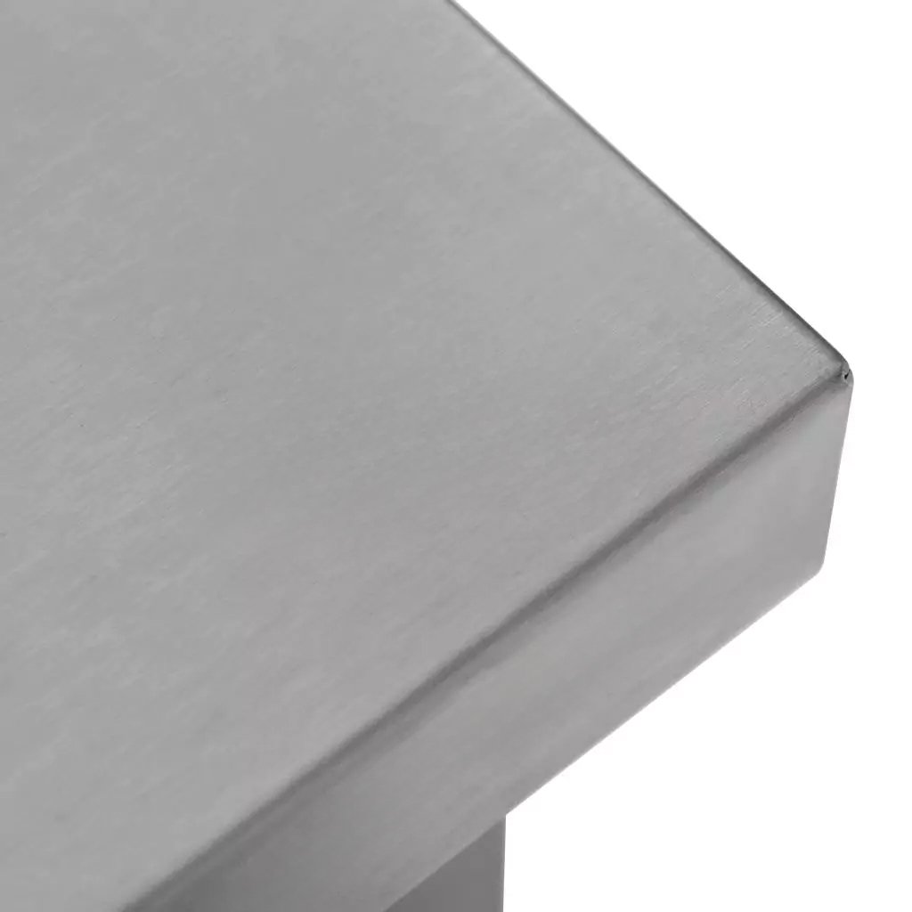 Mega-M Tavolo inox 180x70x85 cm a muro armadio saldato