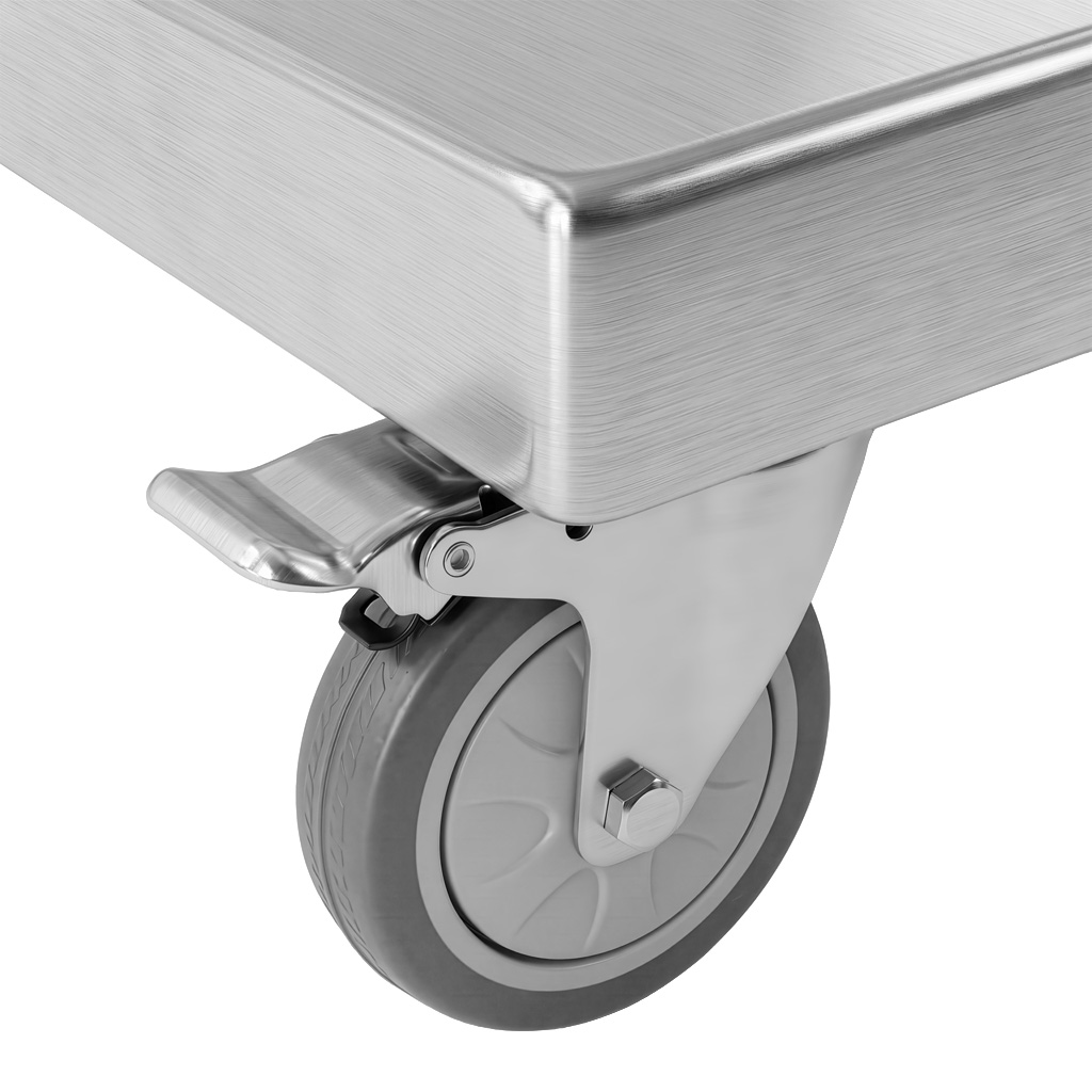 Mega-M X carrello trasporto inox 73x47x89 cm