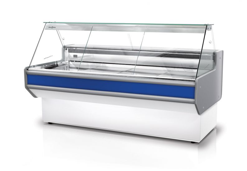 Rapa L-A 122/107 Plug-in banco frigo vetrina bianca