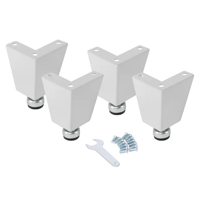 Seville Classics UltraHD piedini livellamento acciaio set 4 pz