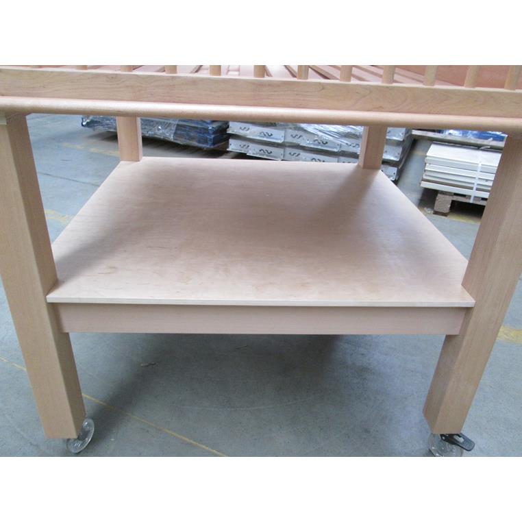 MegaMarket Espositore pane legno 90x90x135 cm 6 scomparti