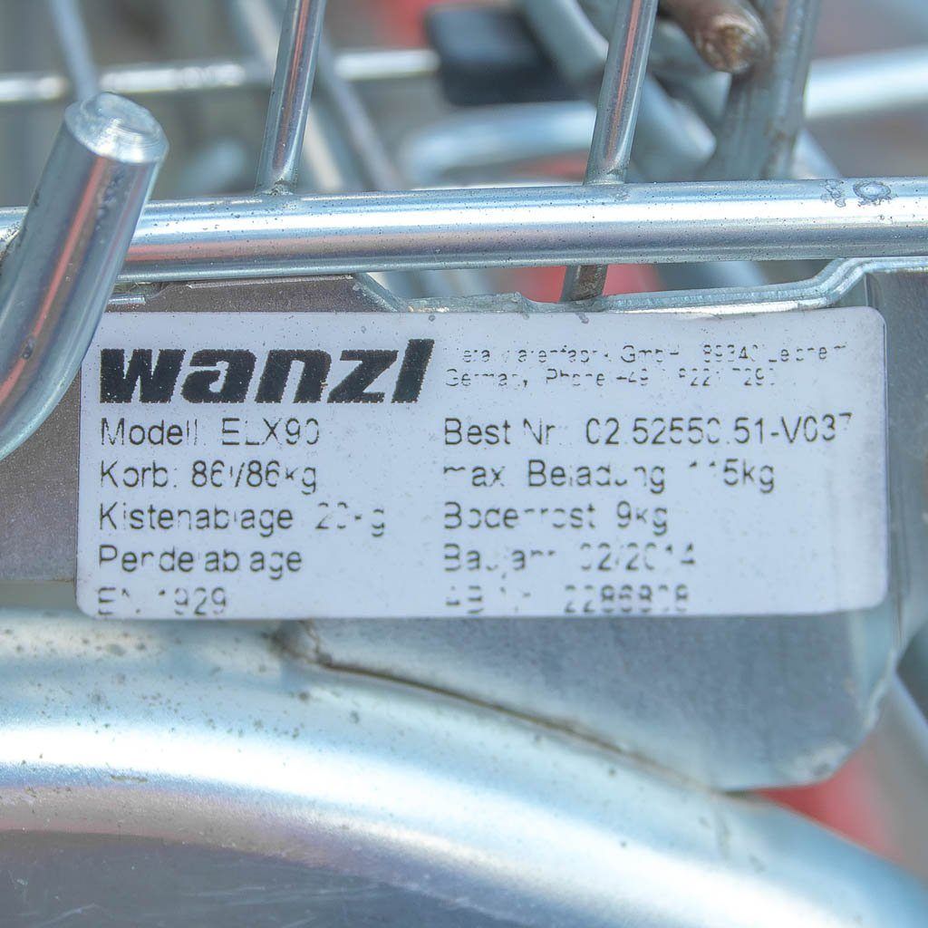 Wanzl EL 90L carrello spesa 90 L con seggiolino
