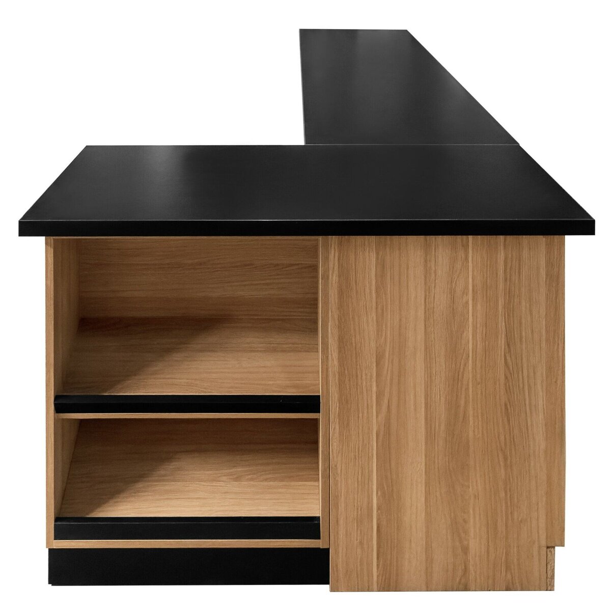 Mega-M 360x60x87 banco vendita rovere americano a L