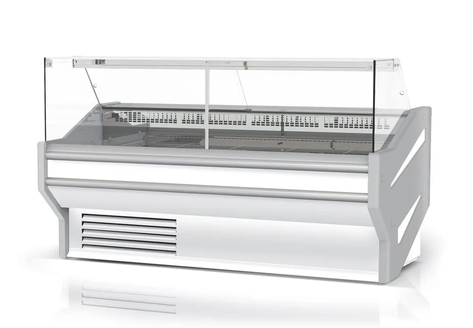 Rapa L-F 138/107 banco frigo carne vetro dritto LED