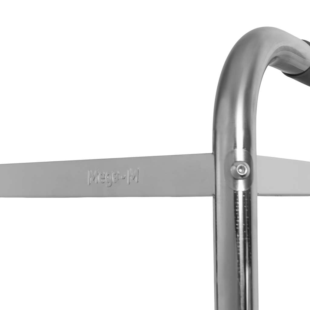 Mega-M X Standard Carrello servizio inox 5 ripiani