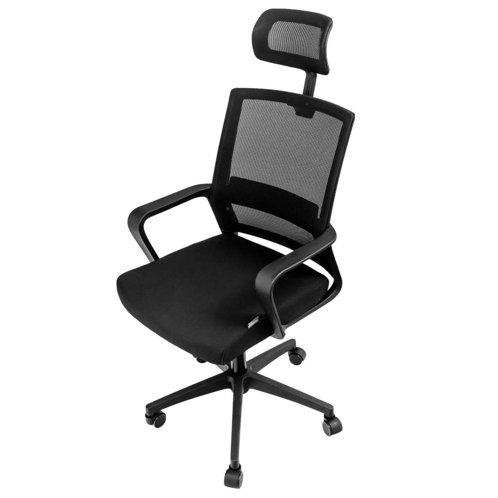FURVERO Basic PLUS sedia ufficio girevole nera rete